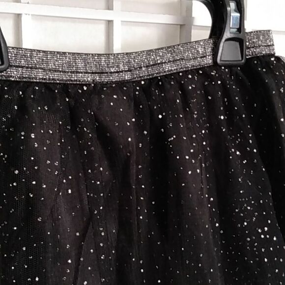 Holiday time Black Skirt with metallic sparkling accents - Picture 2 of 11